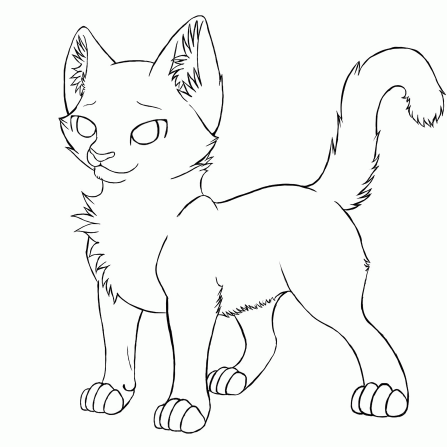 Warrior Cat Coloring Pages to Print Free Printable Warrior Cat
