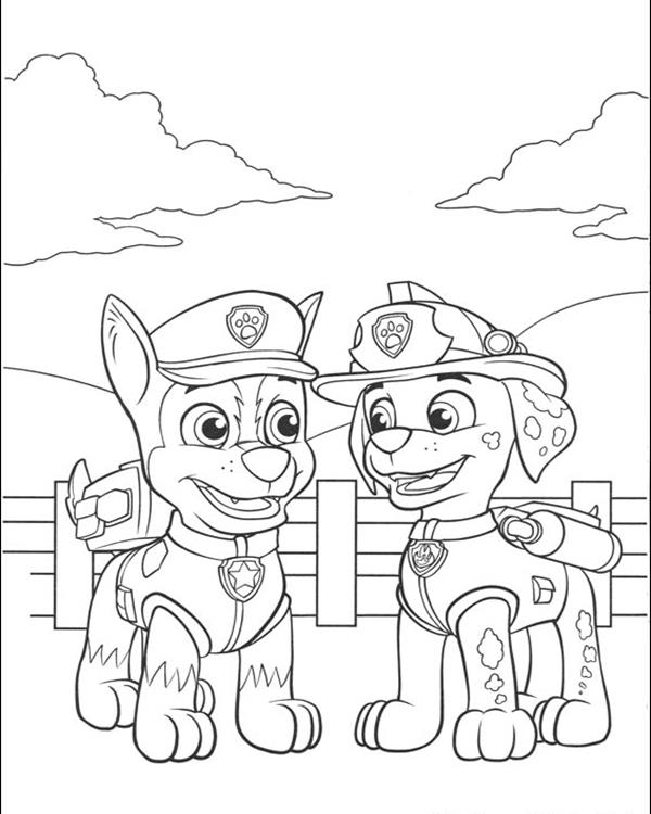 paw patrol lookout coloring page Clip Art Library