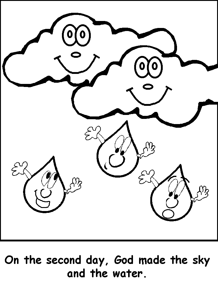 Free Days Of Creation Coloring Pages, Download Free Days Of Creation
