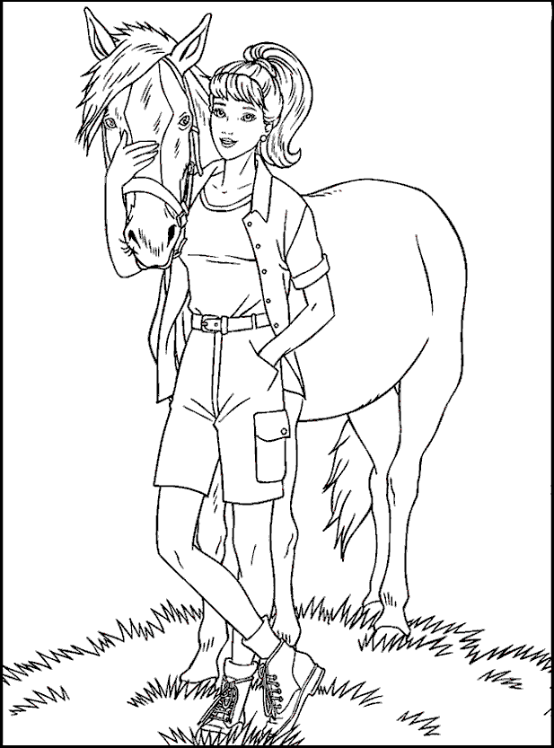 Barbie And The Diamond Castle Coloring Pages To Print