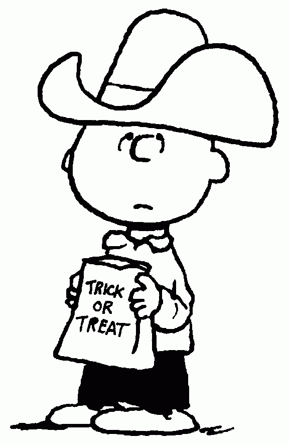 Free Peanuts Halloween Coloring Pages, Download Free Peanuts Halloween