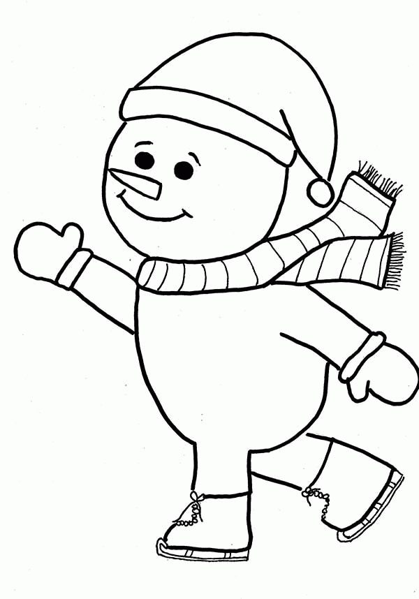 Free Ice Skating Coloring Pages, Download Free Ice Skating Coloring