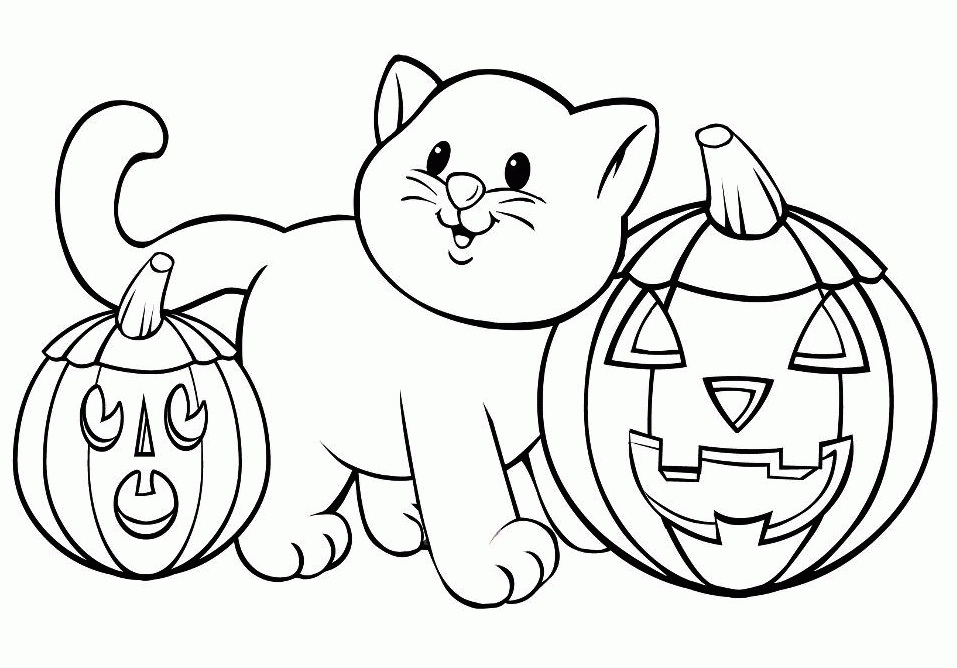 free printable halloween colouring pages Clip Art Library