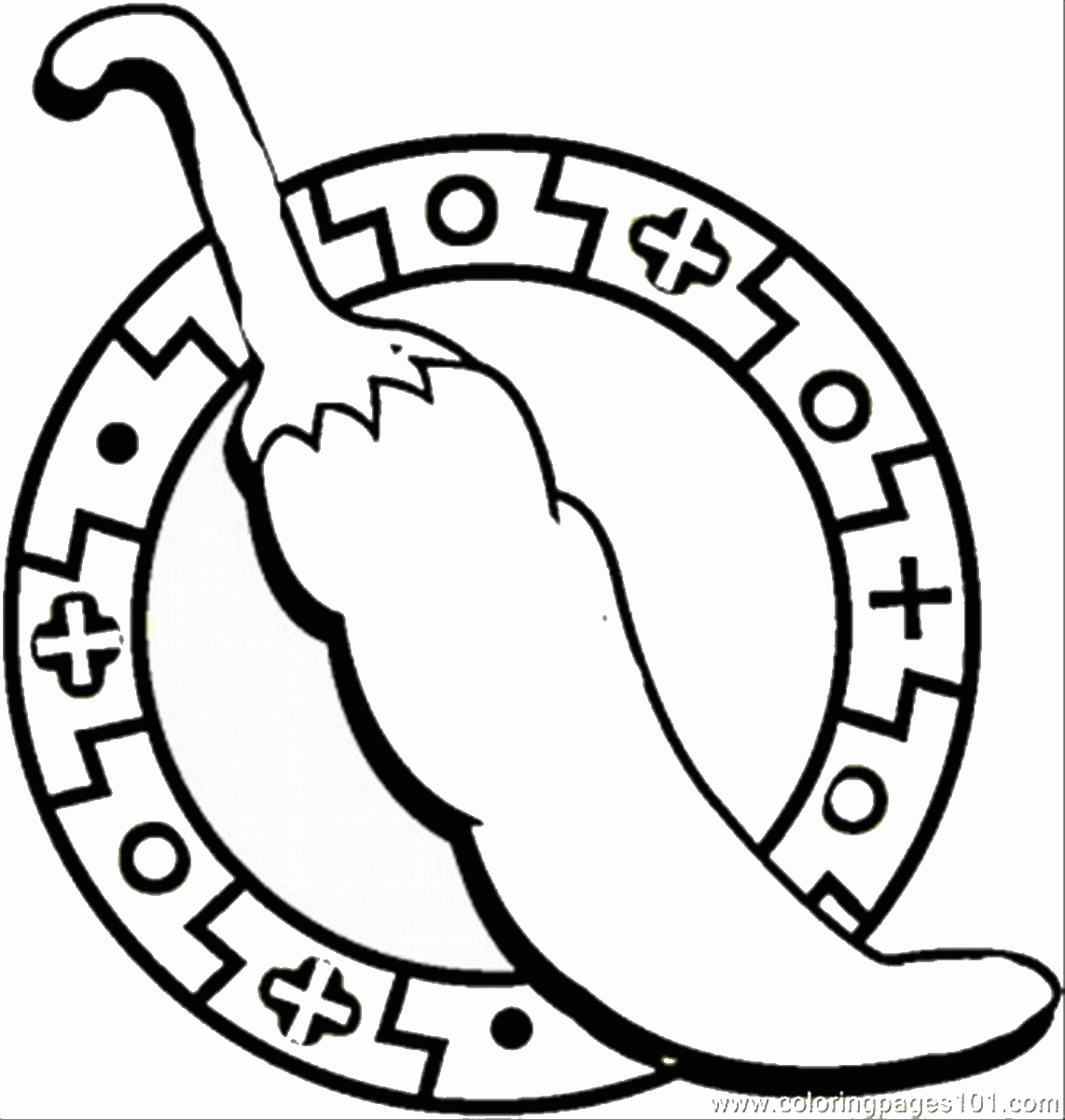 Free Mexican Food Coloring Page, Download Free Mexican Food Coloring