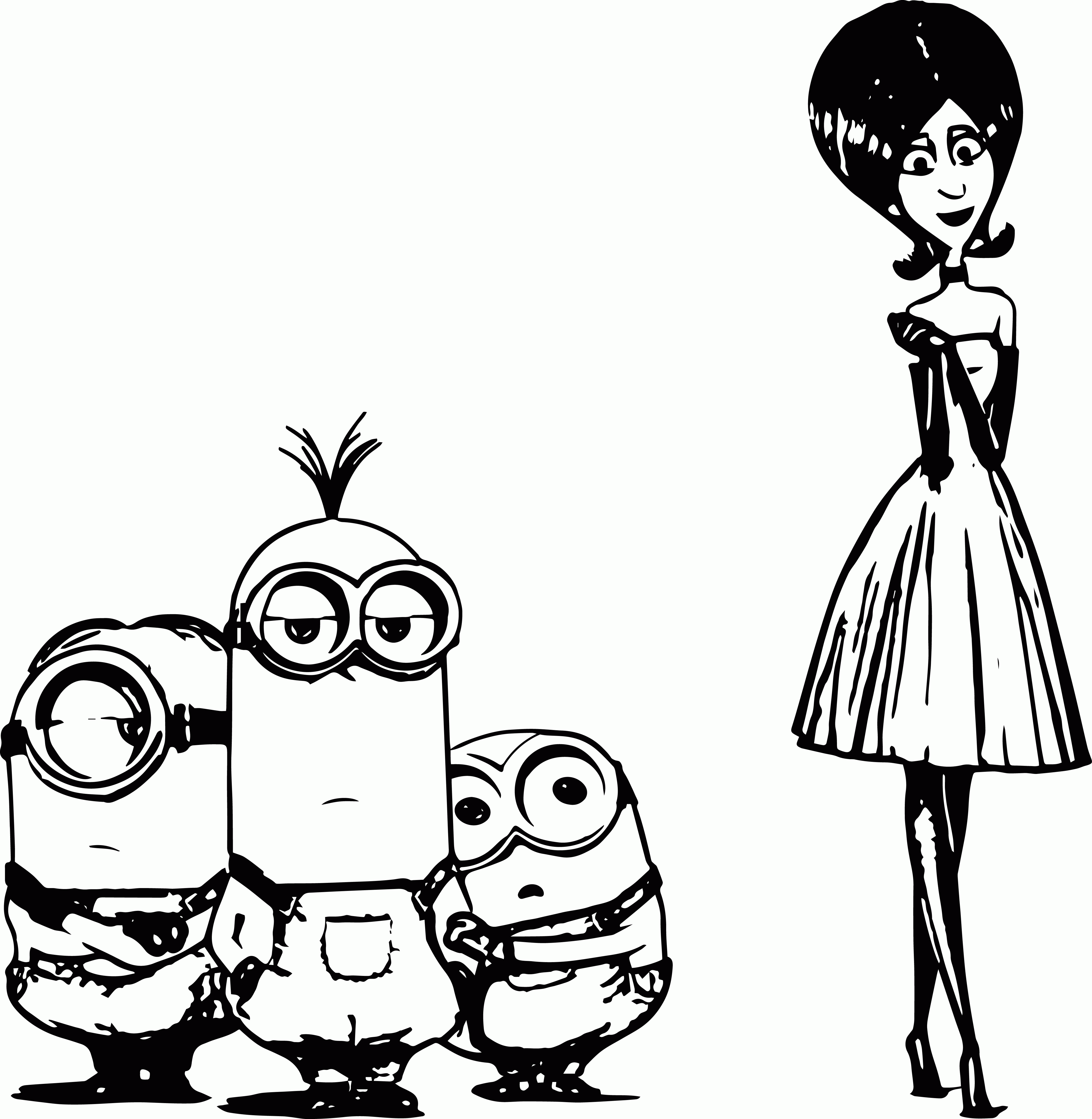 Free Stuart Minion Coloring Pages, Download Free Stuart Minion Coloring
