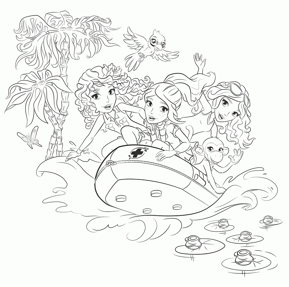 Free Lego Friends Coloring Pages Printable Free, Download Free Lego