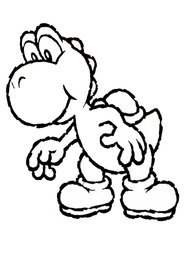 Free Super Mario Yoshi Coloring Pages, Download Free Super Mario Yoshi