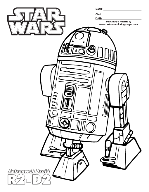 star wars coloring pages r2d2 Clip Art Library