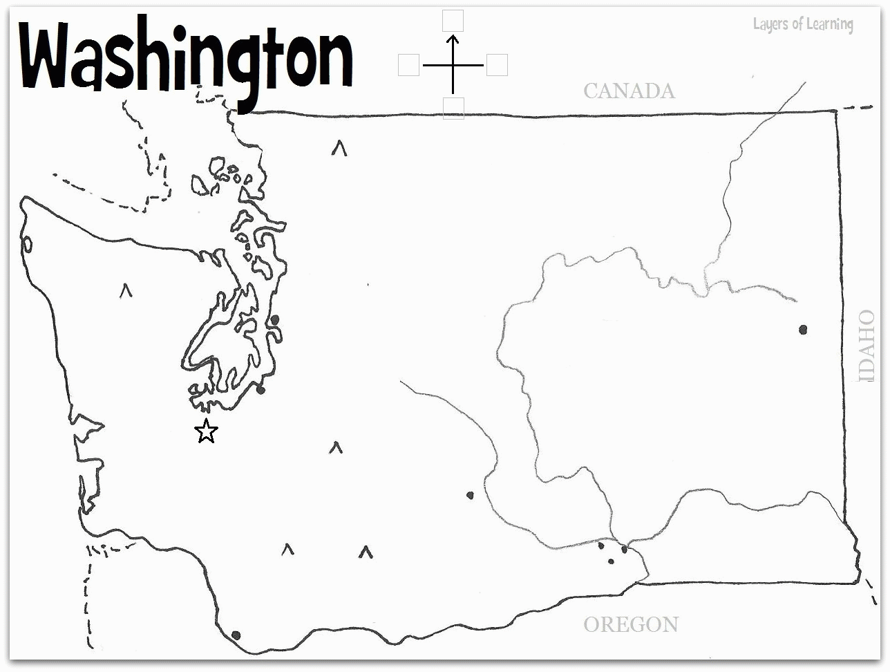 washington state coloring page Clip Art Library