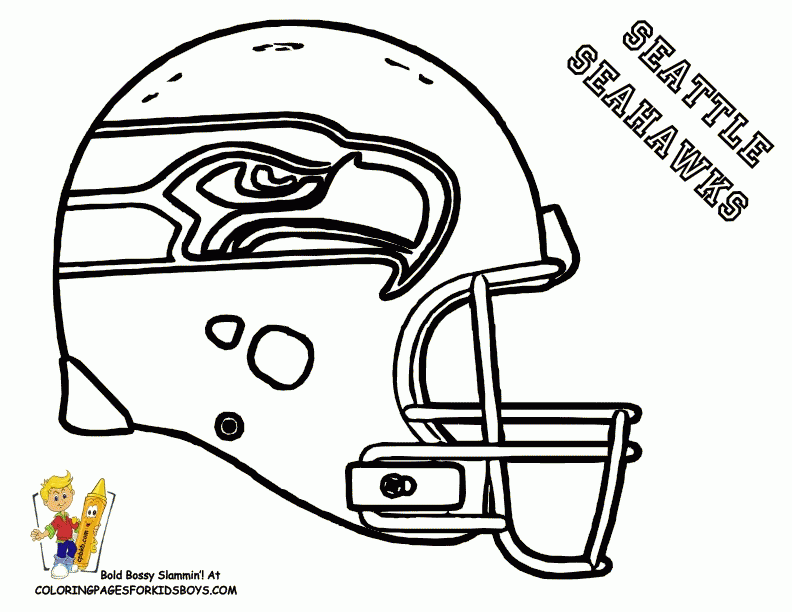 seahawks helmet coloring pages Clip Art Library