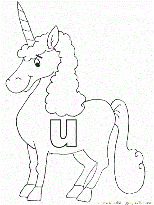 Free U Coloring Page, Download Free U Coloring Page png images, Free