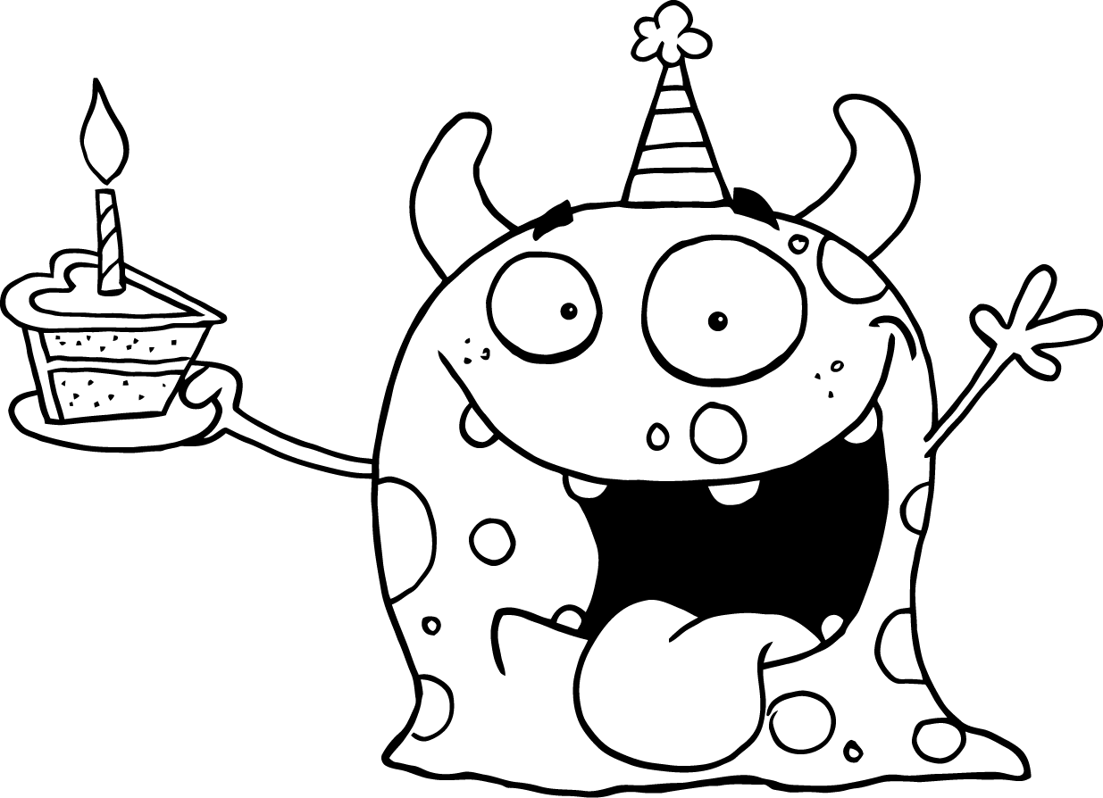 boy happy birthday coloring pages 540949