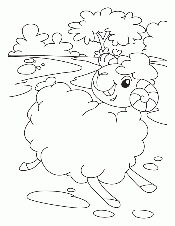 Baa Baa Black Sheep Coloring Page Free Printable