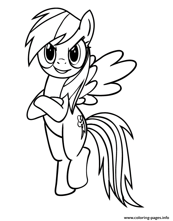 Free Rainbow Dash Printable Coloring Pages, Download Free Rainbow Dash