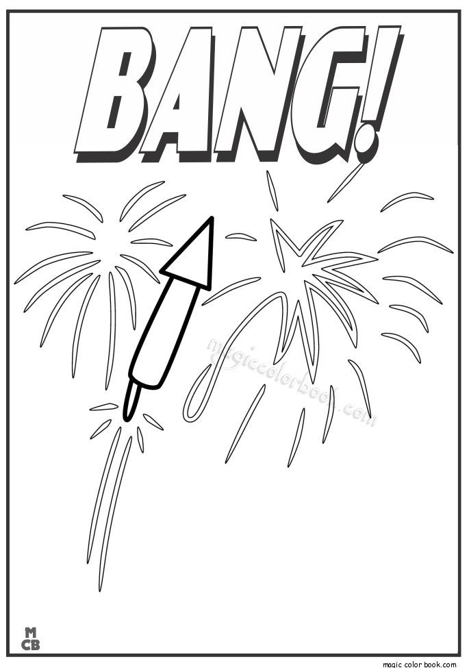 Free Free Download Firework Coloring Pages, Download Free Clip Art