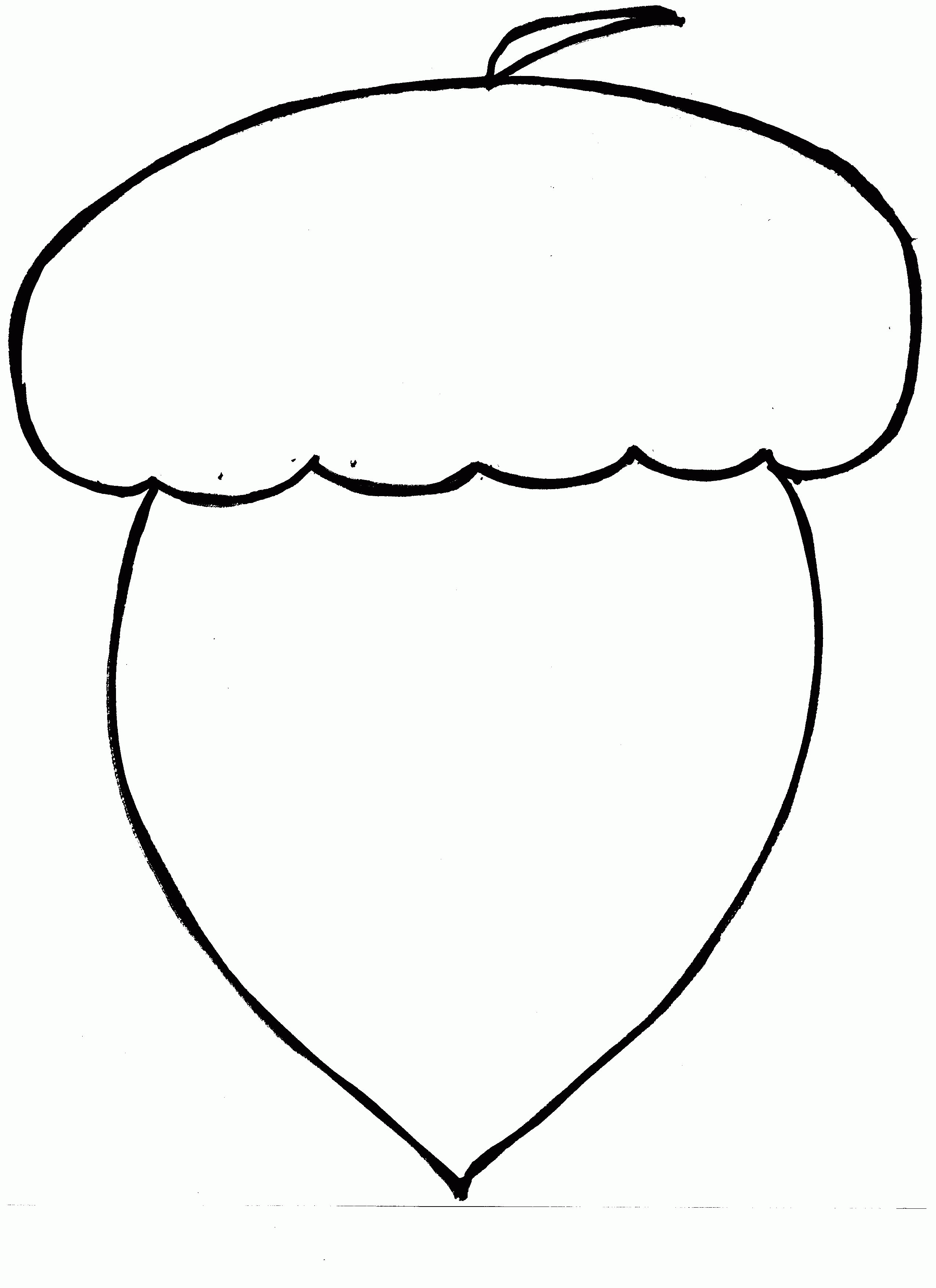 Acorn Coloring Pages - Free Printable Acorn Coloring Sheets for Kids