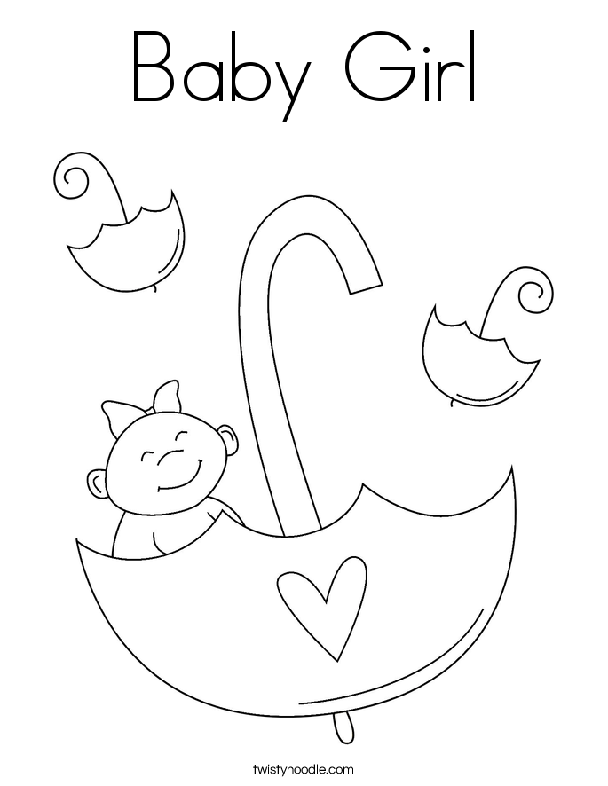 Free Baby Girl Coloring Pages To Print, Download Free Clip Art, Free