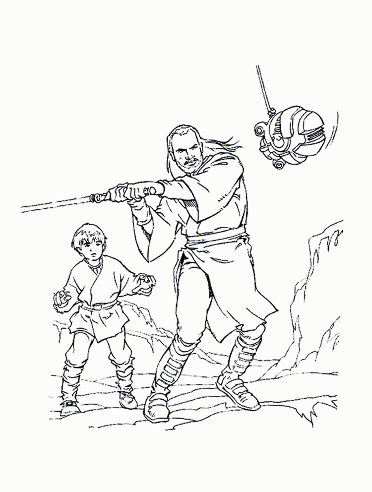 Free Star Wars Coloring Pages Anakin Skywalker, Download Free Star Wars
