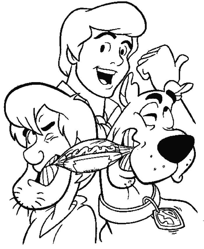Free Scooby Doo And Shaggy Coloring Pages, Download Free Scooby Doo And