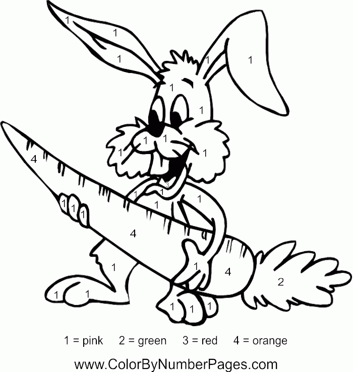 Free Difficult Color By Numbers Coloring Pages, Download Free Difficult