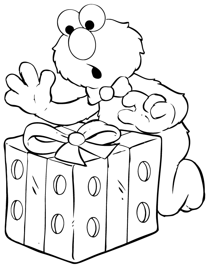 elmo happy birthday coloring sheets Clip Art Library