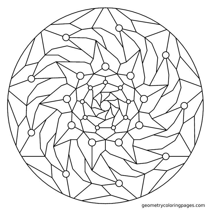 Free Sacred Geometry Coloring Page, Download Free Sacred Geometry