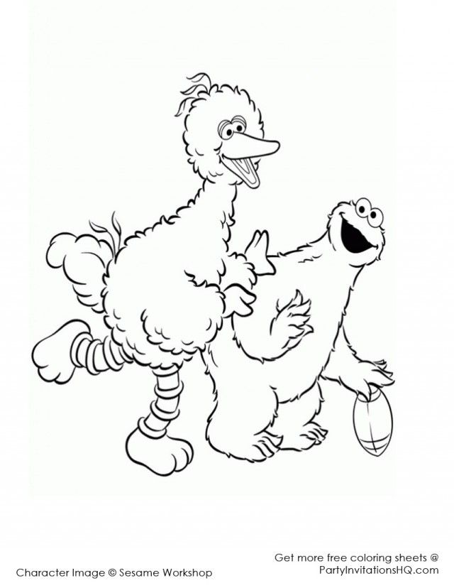big bird coloring pages 504259