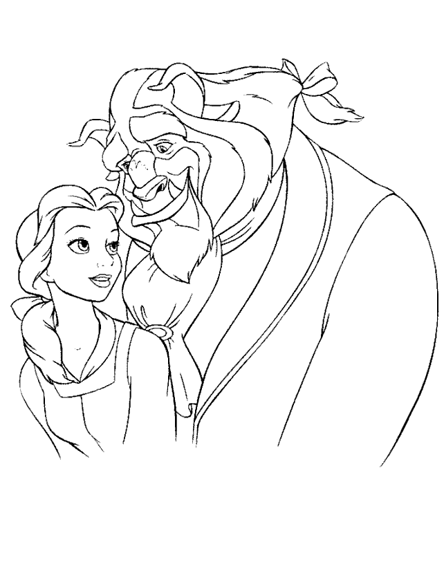 Belle from Beauty and the Beast Coloring Pages Relive the Magic of the