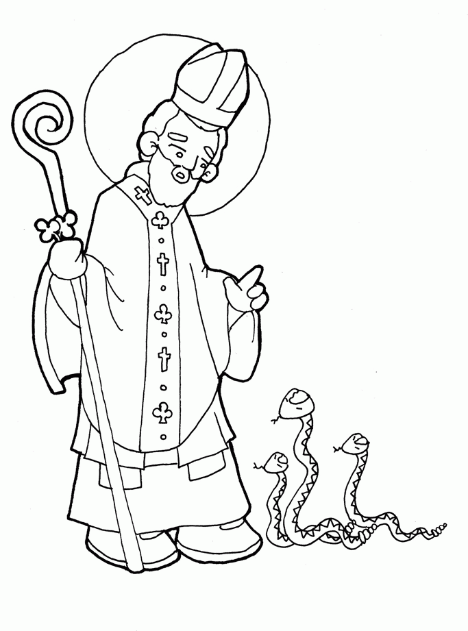 Coloring Pages Catholic Saints