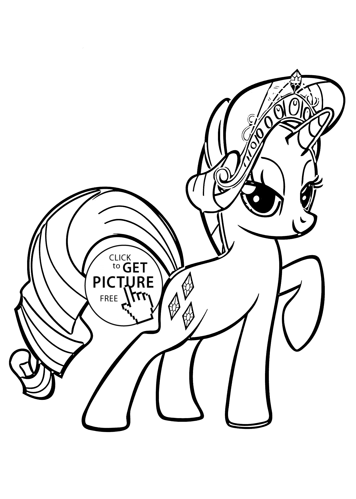 rarity mlp coloring pages 538881