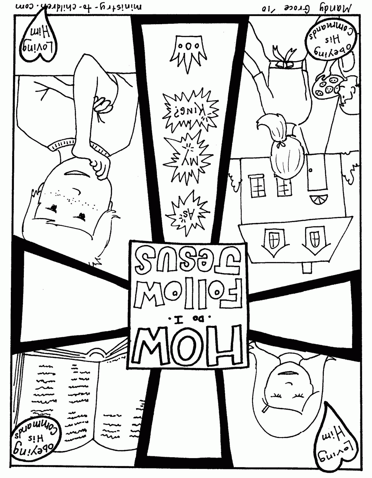 Jesus Hands Pages Coloring Pages