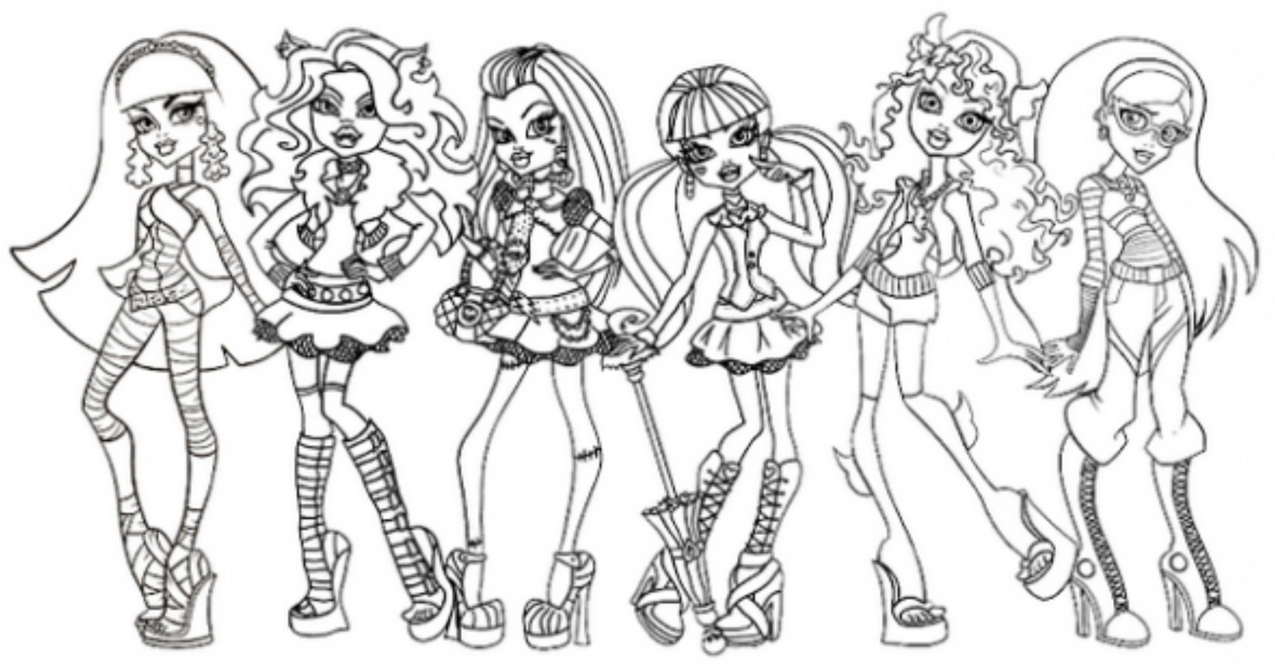 coloring page monster high logo 655087