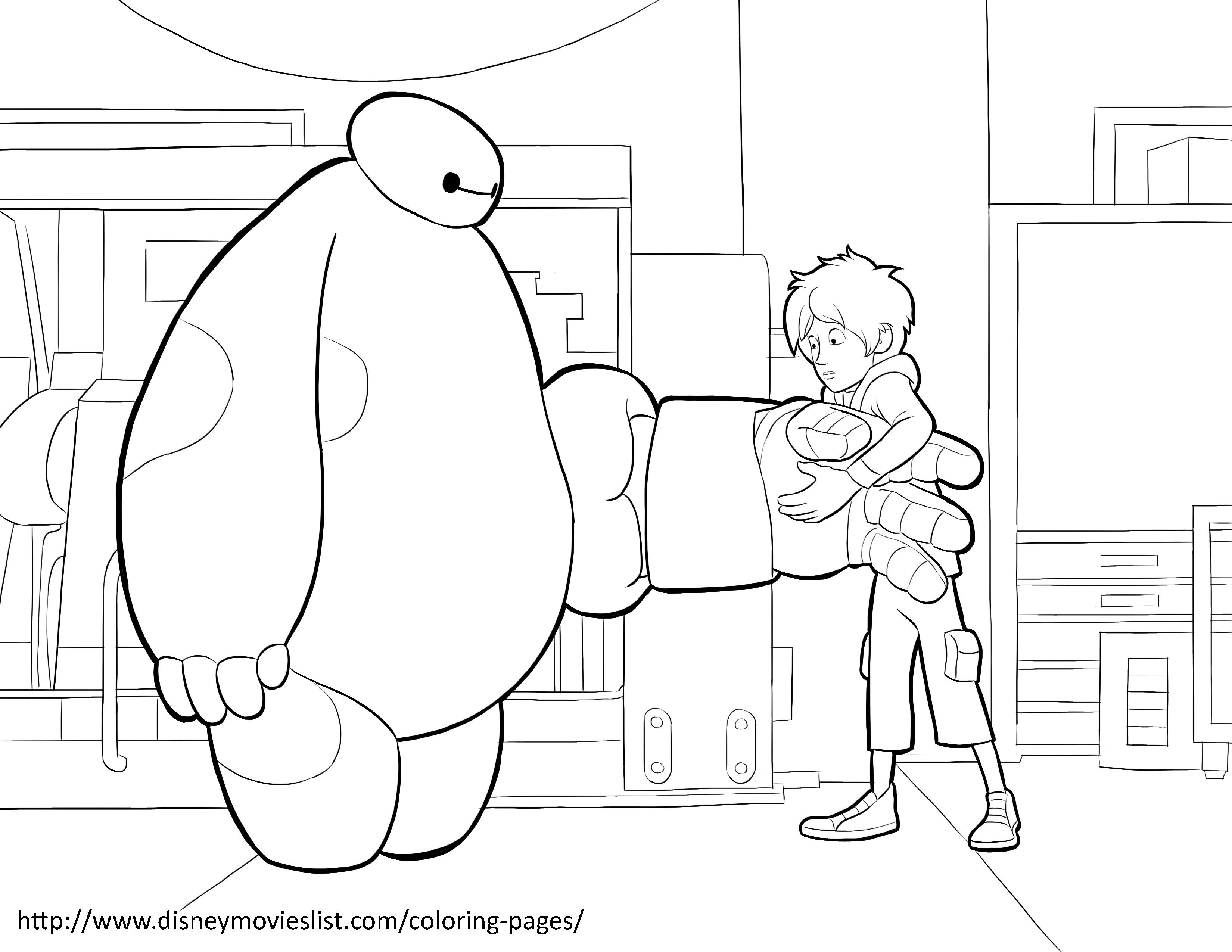 Baymax Coloring Pages Free Printable Coloring Pages for Kids