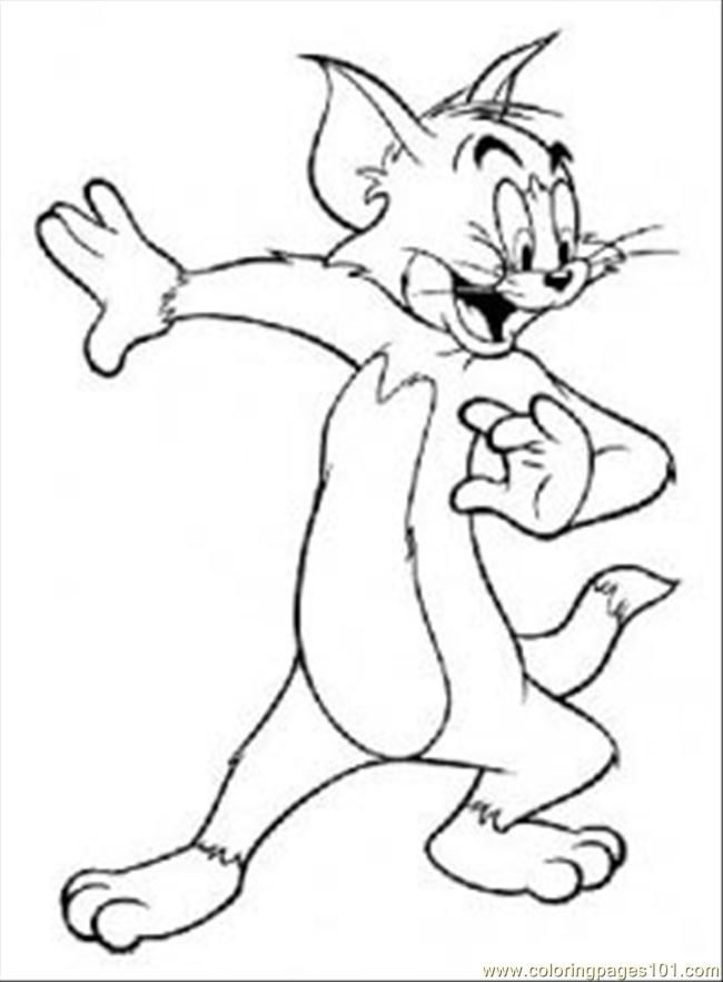 black and white tom and jerry cartoon Clip Art Library