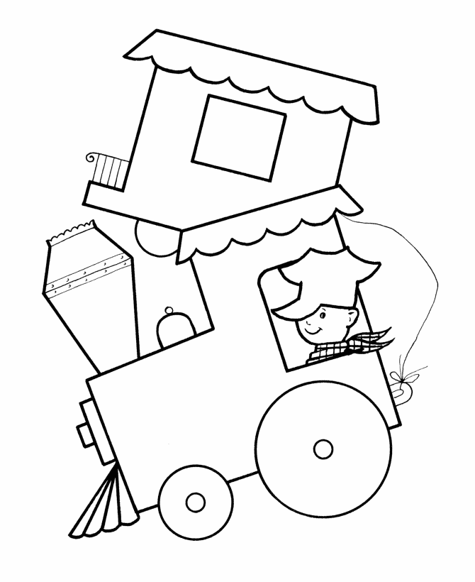 Preschool Coloring Pages For Kids - Clip Art Library