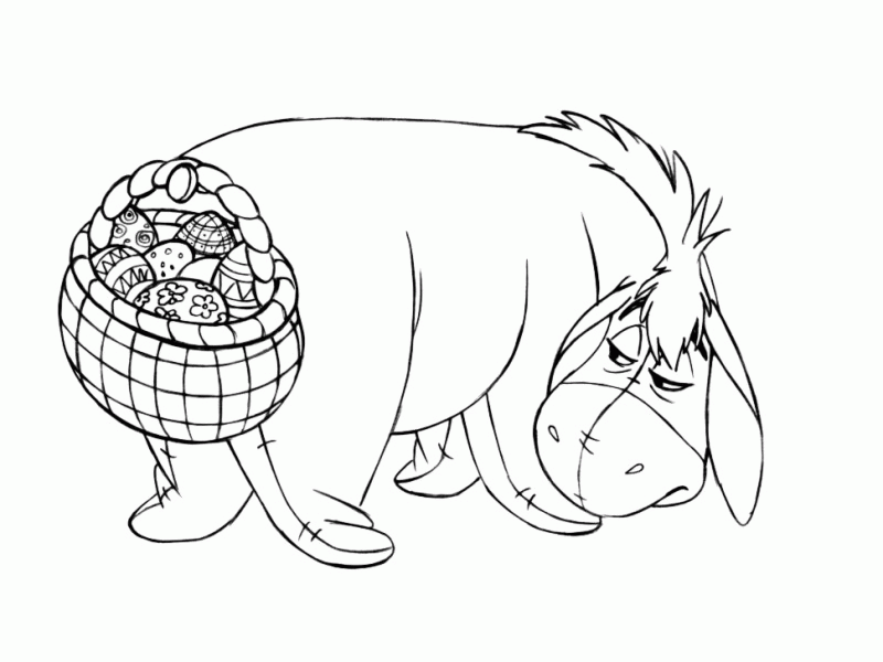 Free Winnie The Pooh Easter Coloring Pages, Download Free Winnie The
