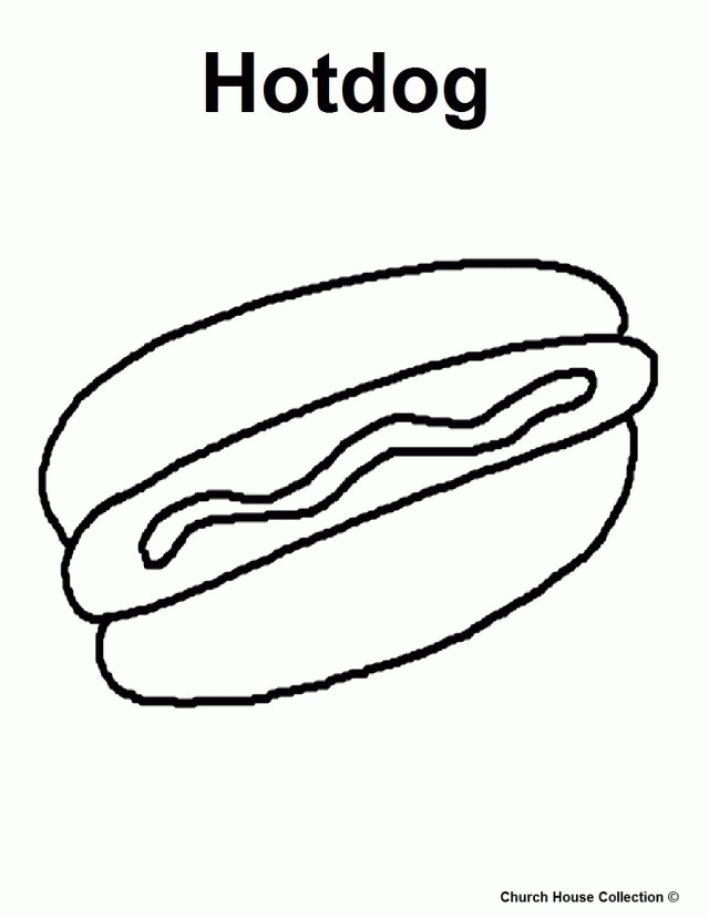 Free Hot Dog Coloring Pages, Download Free Hot Dog Coloring Pages png