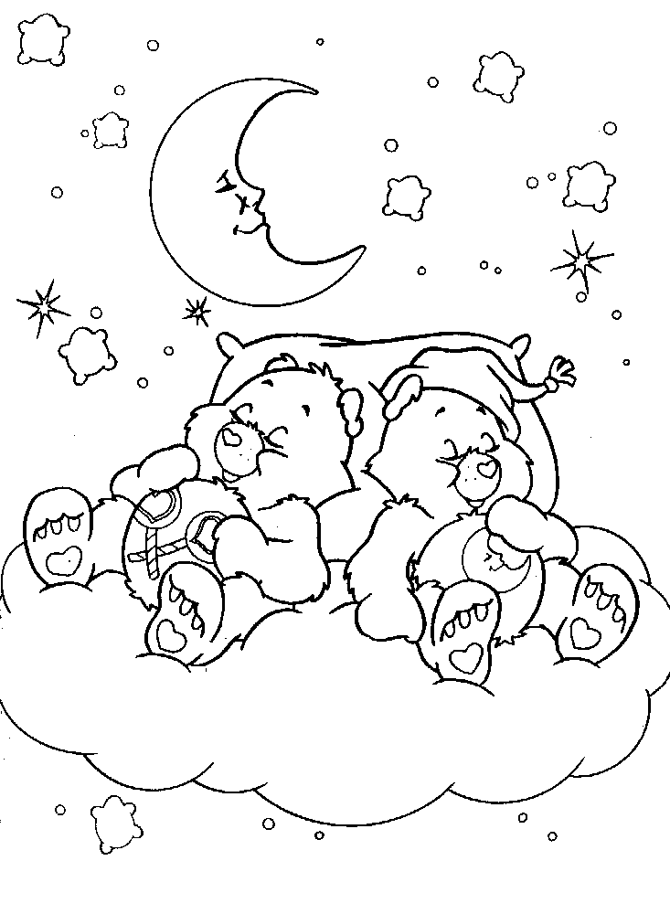 sleepy care bear coloring page 620928