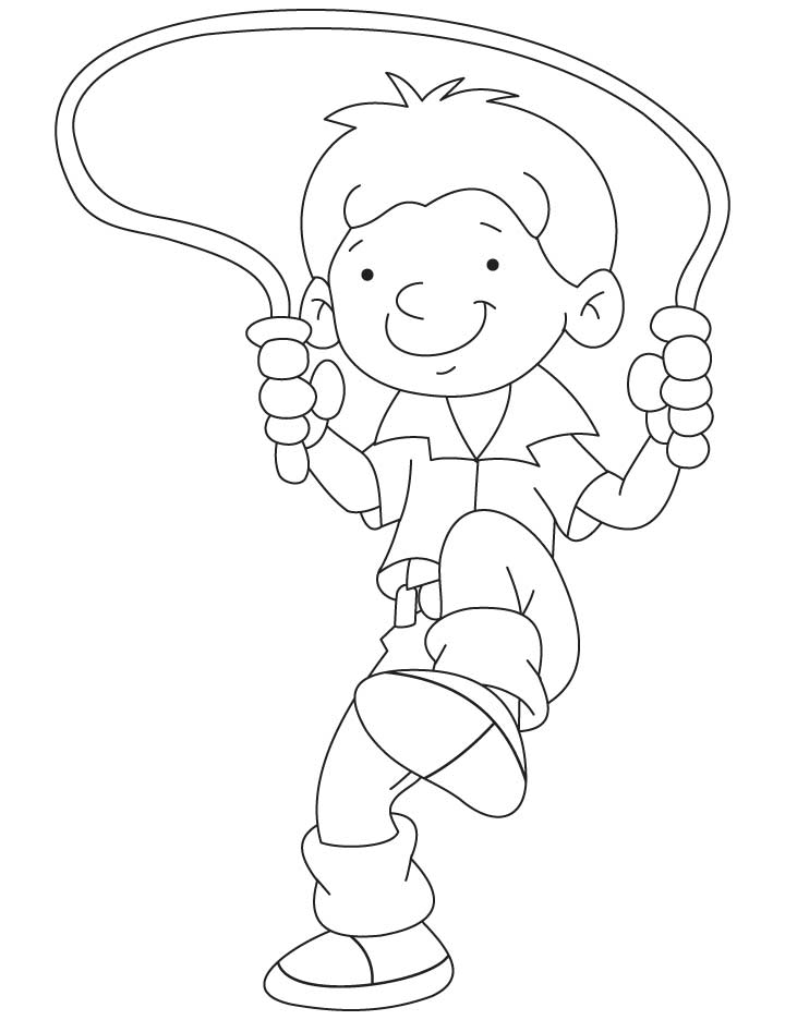Free Jump Rope For Heart Coloring Pages, Download Free Jump Rope For