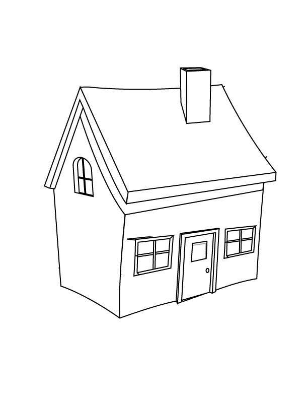 Free Picture Of A House To Color, Download Free Picture Of A House To