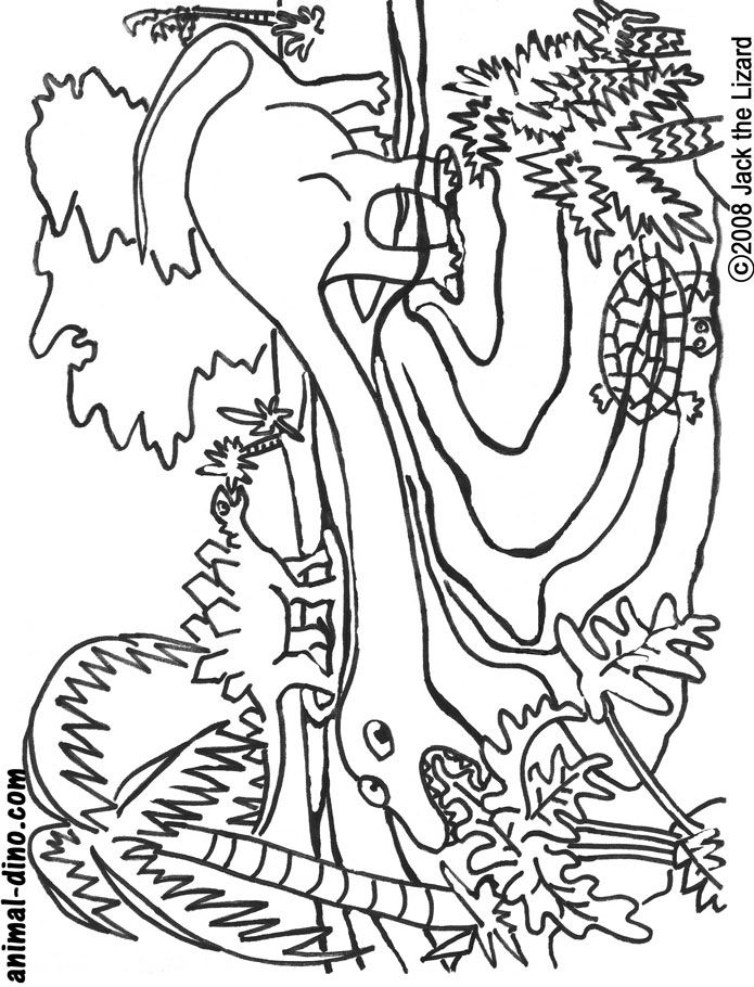 Prehistoric Animals Coloring Pages