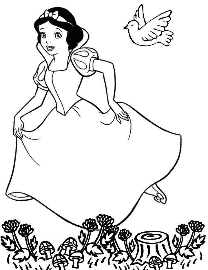 snow white coloring pages 523770
