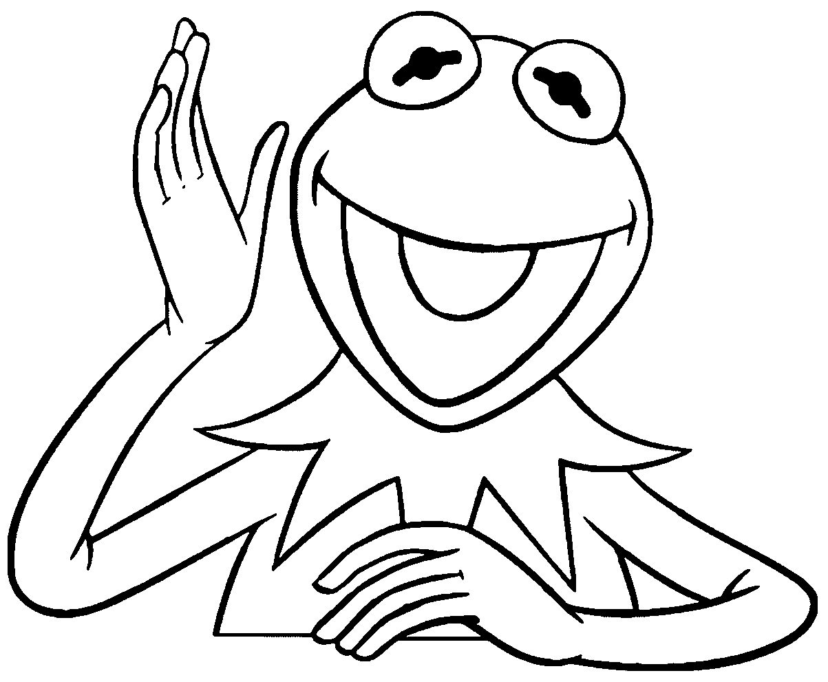 Free Kermit The Frog Coloring Page, Download Free Kermit The Frog