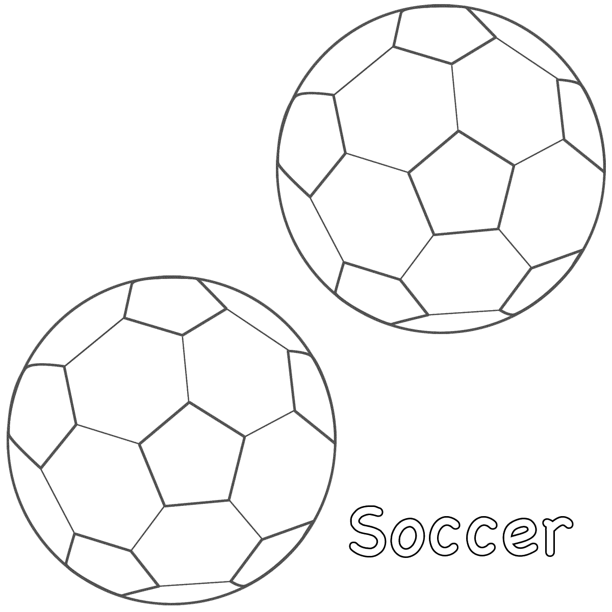 Free Sports Ball Coloring Pages, Download Free Sports Ball Coloring