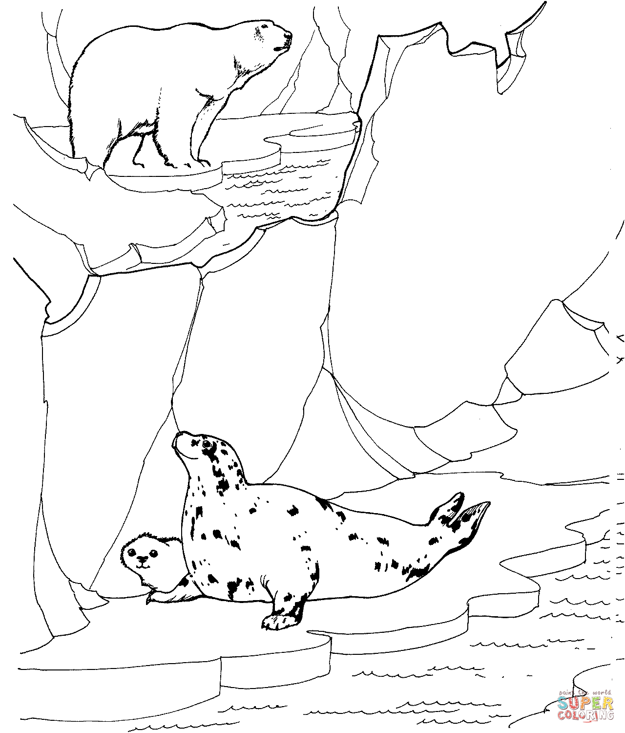 Free Free Printable Arctic Animals Coloring Pages, Download Free Free