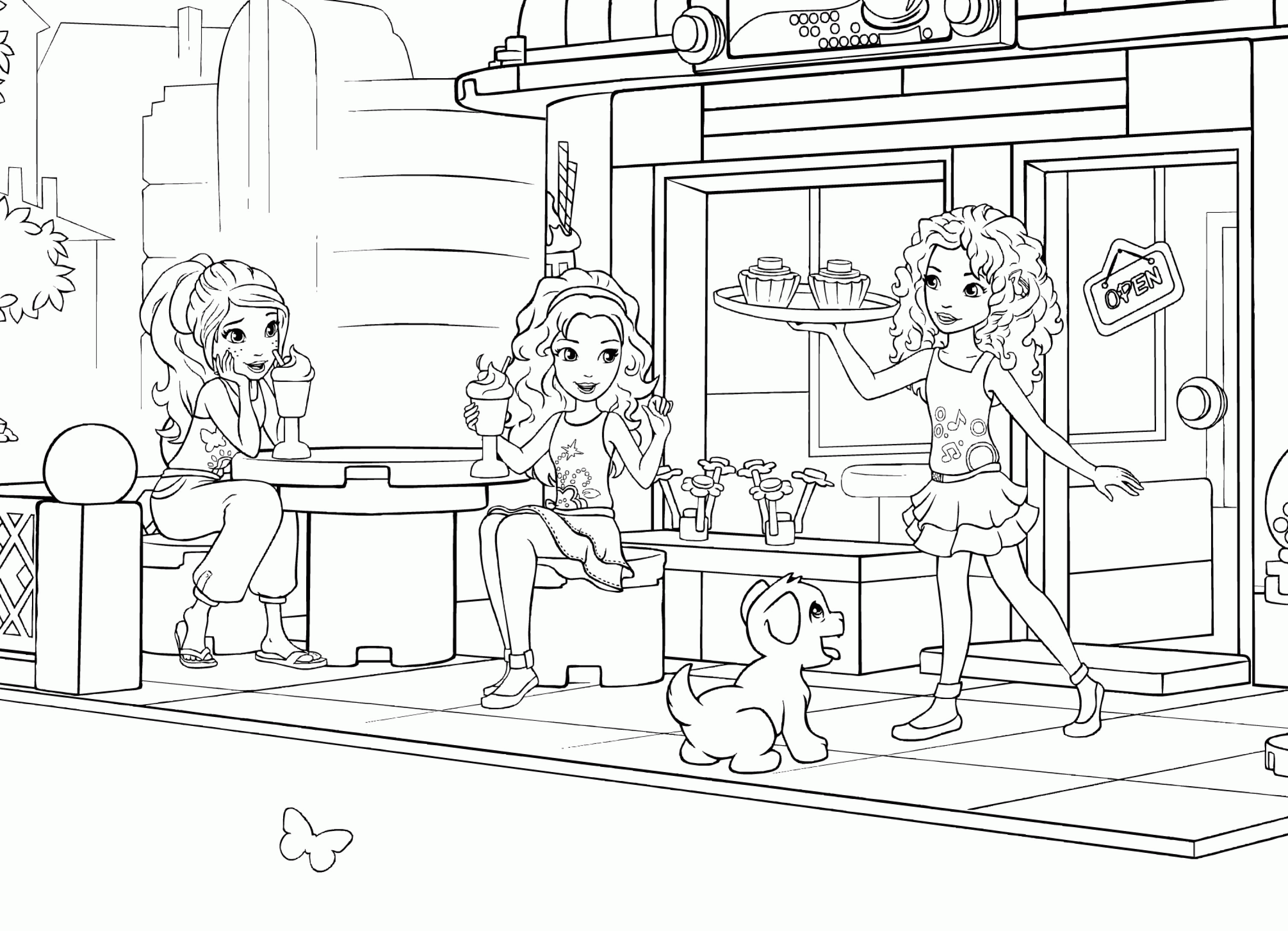 Free Lego Friends Coloring Pages Printable Free, Download Free Lego Friends Coloring Pages