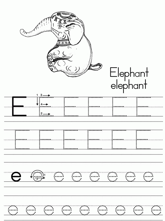 Free Letter E Coloring Page, Download Free Letter E Coloring Page png