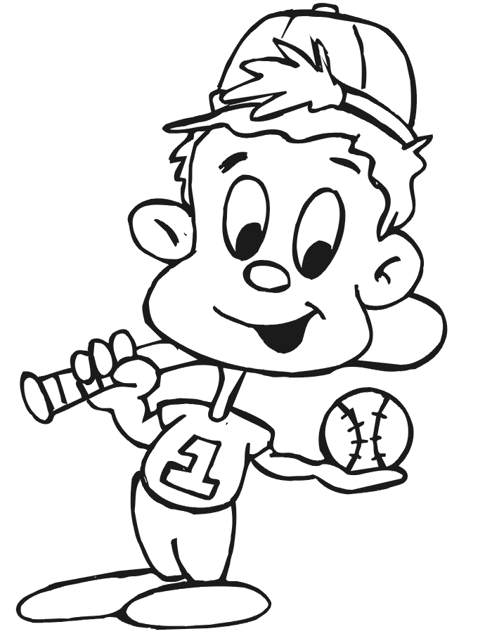baseball coloring pages Clip Art Library