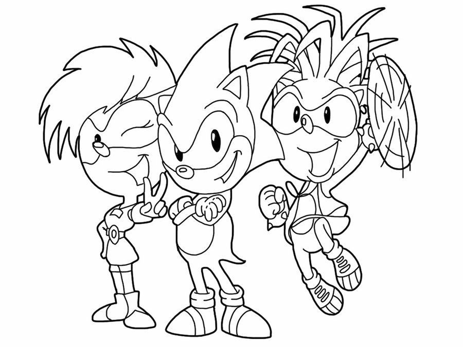 Free Sonic The Hedgehog Running Coloring Pages, Download Free Sonic The