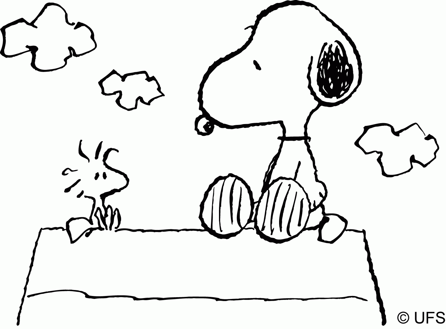 Free Peanuts Characters coloring pages, Download Free Peanuts